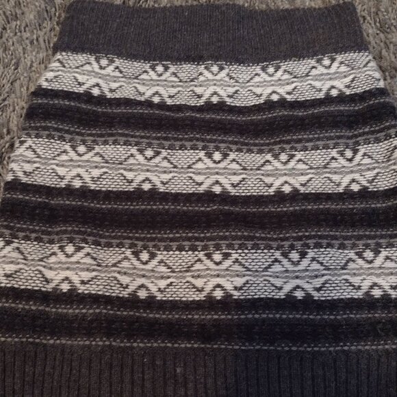 Mossimo Supply XS Fair Isle Mini Skirt - Picture 1 of 5